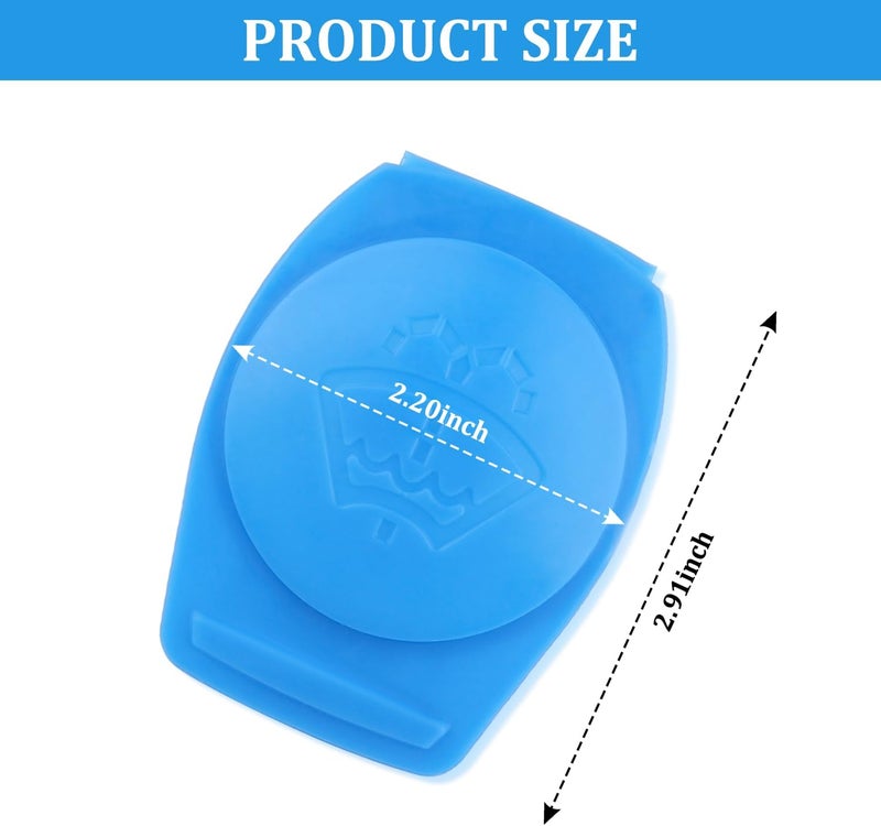 Stacool Washer Fluid Cap,OEM#3Q0955455 Windshield Wiper Fluid Cap,Essential Car Accessories Windshield Washer Reservoir Cap Compatible with Volkswagen Atlas GTI Jetta 2019-2021 - Image 2